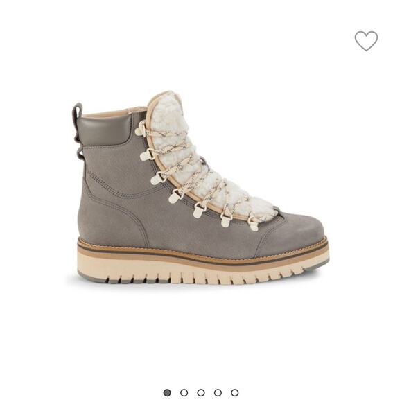 Cole Haan Zerogrand Xplor Faux Shearling Hiking Boots - Picture 1 of 8